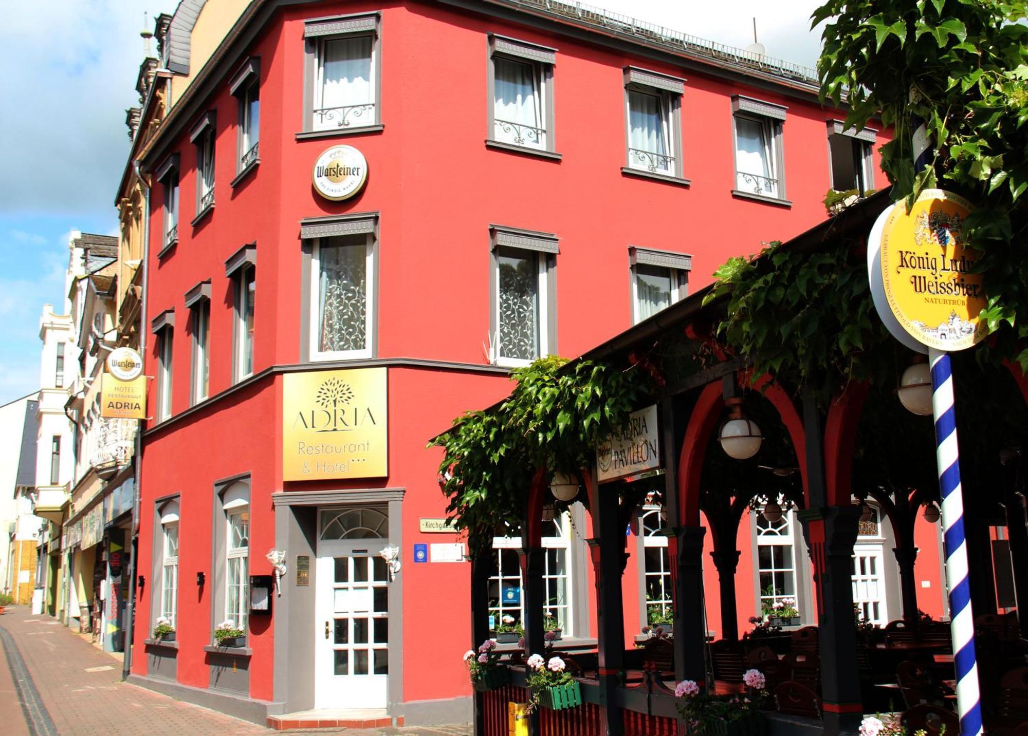 Hotel Restaurant Adria Kroatien Bad Ems Exteriör bild